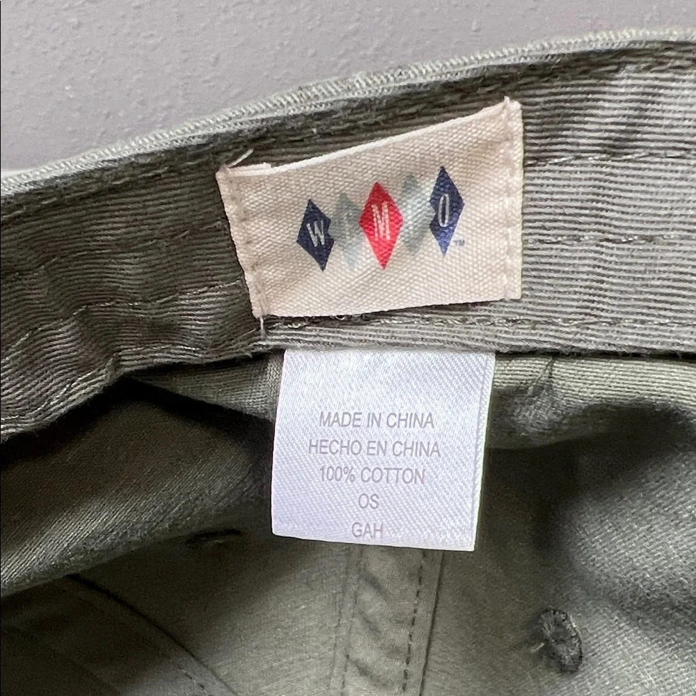 Olive Green Baseball Cap with Fork & Spatula Embroidery